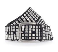 b.belt Quinn studded belt leather 105 cm black