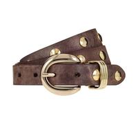 b.belt Studded belt Genuine Leather 80 cm brown