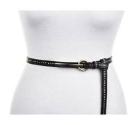 B. Belt Women's Belt - Leder-Nietgürtel Cher, Real Leather, Handmade Black 70 CM