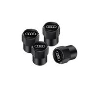 (B Black) 4Pcs 3D Metal Tire Valve Caps Car Tyre Air Stems Cover For Audi Sline A3 A1 A4 B8 B7 A6 C7 A5 A7 A8 B9 B6 C6 Q2 Q3 Q5 Q7 Q8 TT