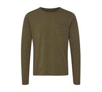 b BLEND Men's 20703060 Longsleeve T-Shirt, Dusty Green (70595), M