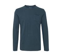 b BLEND Men's 20703060 Longsleeve T-Shirt, Midnight Blue (74636), M