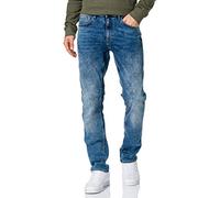 b BLEND Men's Twister Multiflex Slim Fit-NOOS Jeans, Denim Middle Blue (200291), 32-34