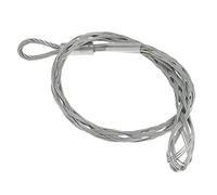B Blesiya Cable Grip Pulling Socks 25-50mm Wire Puller, Galvanized Steel, Flexible Eye, 1.2Meters