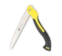 B BOSI TOOLS Folding Saw, 10 Inch Pruning Hand Saw with SK5 Steel Blade for Tree Trimming, Camping, Gardening, Wood Working, PVC, Premium Folding Saw with Secure Lock Comfort Soft Grip - 1 Piece