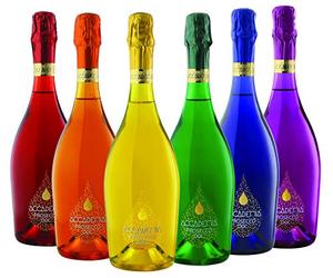B BOTTEGA S.P.A Accademia Collezione Rainbow Prosecco DOC Brut Sparkling Wine - 6 x 750 ml
