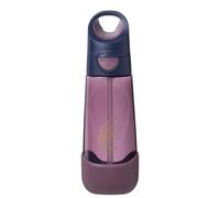 b.box 600ml/20.3oz Tritan Drink Bottle: Kids Water Bottle w/Straw & Lid for School, Travel, Daycare. Spill & Leak Proof. Easy Grip Triangle Shape. BPA Free, Dishwasher Safe. Harry Potter