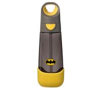 b.box Batman Tritan Drink & Water Bottle | Easy Grip Bottle and Leakproof Lid | Cool Modern Child Friendly Design, Best for After Sippy Cup | 600ml