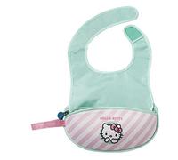 b.box Bibs Bavoir de voyage avec cuillère Hello Kitty Candy Floss