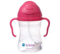 B. Box Essential Sippy Cup - with Replacement Straws and Cleaner (Pink)