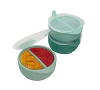 b.box Fill + Freeze (3-Pack) | Baby Food Containers | Freezer Safe, Microwave Safe, Dishwasher Safe | Use Alone or with Fill + Feed | 85ml/2.9 each