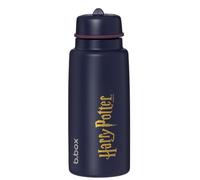 b.box Harry Potter Insulated Flip Top Drink Bottle, Triple Layer Stainless Steel, Keeps Drinks Cold up to 46 Hours, Leak-Proof Lid with Stainless Steel Straw, Ideal for Travel, Sports, BPA Free, 1L