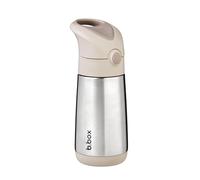 b.box Insulated Drink Bottle with Straw, Cold Insulation, Heat Retention, One Push Type, Top Level Dishwasher Safe [b.box Genuine] [Stainless Steel Bottle] (Latte, 11.8 fl oz (350 ml)