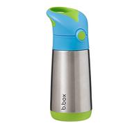 b.box Insulated Drink & Water Bottle | Stainless Steel with Triple Layer Insulation | Keeps Drinks Cold up to 8hrs, Warm up to 6hrs | 350ml/12oz (Ocean Breeze)