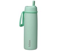b.box Insulated Flip Top Drink Bottle, Triple Layer Stainless Steel, Keeps Drinks Cold up to 44 Hours, Leak-Proof Lid with Stainless Steel Straw, Ideal for Travel & Sports, BPA Free, 690ml