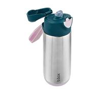 b.box Insulated Sport Spout Drink & Water Bottle | Tilt and Sip |Keeps Drinks Cold up to 15hrs, Warm up to 8hrs | 500ml/16.9