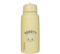 b.box Looney Tunes Insulated Flip Top Drink Bottle, Triple Layer Stainless Steel, Keeps Drinks Cold up to 46 Hours, Leak-Proof Lid with Stainless Steel Straw, Ideal for Travel, Sports, BPA Free, 1L