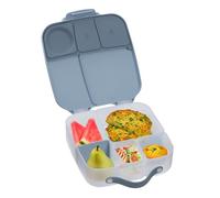 b.box Lunchbox | Jumbo Bento Box with 4 Compartments (2 Leakproof), Removable Divider, Gel Cold Pack | Ideal for School | from 3+ | 2L Capacity