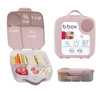 b.box Lunchbox | Large Bento Box with 4 Compartments (2 Leakproof), Removable Divider, Gel Cold Pack | Ideal for School | from 3+ | 2L Capacity