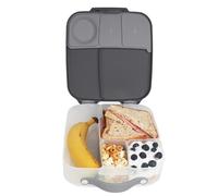 b.box Lunchbox | Large Bento Box with 4 Compartments (2 Leakproof), Removable Divider, Gel Cold Pack | Ideal for School | from 3+ | 2L Capacity