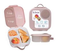 b.box Mini Lunchbox | Bento Box with 3 Compartments (2 Leakproof) | Ideal for Toddlers, Kids Lunch & Snacks | Fits Whole Piece of Fruit | BPA Free