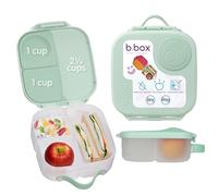 b.box Mini Lunchbox | Bento Box with 3 Compartments (2 Leakproof) | Ideal for Toddlers, Kids Lunch & Snacks | Fits Whole Piece of Fruit | BPA Free
