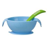 b.box Ocean Breeze Silicone First Meal Bowl with Suction Cup and Spoon Set