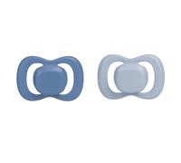 b.box Pacifier Soother Dummy Size 2 (2 Pack) | Symmetrical Silicone Teat and Shield | Antimicrobial | BPA Free | 6m+