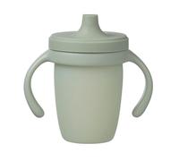 b.box Platinum Silicone Sippy Cup | Leakproof Spout | 240mL | Transparent | Dishwasher Safe | From 6m+