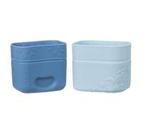 b.box Silicone Snack Cups, Reusable Food Meal Prep Storage Containers with Lids, Oven, Microwave, Freezer, Dishwasher Safe, Fits in Lunchbox, 150 ml Base, 170 ml Lid, Child ASIN