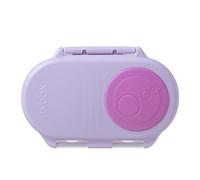b.box Snackbox | Mini Bento Lunch Box with 2 Leakproof Compartments | Ideal for Toddlers, Kids Lunch & Snacks | Fits Whole Piece of Fruit | BPA Free