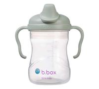 b.box Spout Cup Toddler Sippy Trainer Cup, Spill Proof, Soft Silicone Spout, Easy-Grip Handles, Built-in Spout Cover, 240ml, Dishwasher Safe, BPA Free, Interchangeable Lid, Age 6 Months+