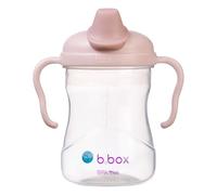 b.box Spout Cup Toddler Sippy Trainer Cup, Spill Proof, Soft Silicone Spout, Easy-Grip Handles, Built-in Spout Cover, 240ml, Dishwasher Safe, BPA Free, Interchangeable Lid, Age 6 Months+