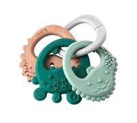 b.box Trio Teether | 3 Textured Teethers on Detatchable Ring | Soothing for Infants 3m+ |Varying Textures to Gently Massage