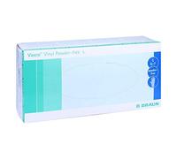 B. Braun Vasco® Vinyl Powder-free Einmalhandschuhe - S/Weiß, 100 Stück | Packung (100 Stück) - B00ZCILZQI