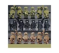 (B) Building Blocks Ghost Special Forces Military Special Forces People's Armed Forces Boys Assembled Children's Toys Fit Lego