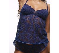 B By Boutique female Cleo Lace Cami Set - 14 - Midnight Mix, Midnight Mix
