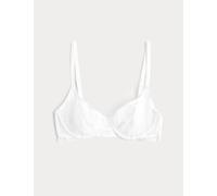 B by Boutique Helena Embroidery Wired Demi Cup Bra (A-E) White