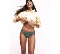 B By Boutique Women's Anna Lace High Leg Knickers - 14 - Dark Khaki, Dark Pink,Dark Khaki