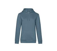B & C Collection Queen Hoodie for Women, Brushed Fleece, Regular Fit, Premium Hoodie, Environmentally Friendly Hoodie, Women's Hoodie, Durable, Nauric Blue, XS-S