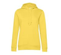 B&C Collection WW34B Women's Organic Hooded Sweat - Yellow Fizz - Medium