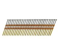 B&C Eagle A314X120HDR/22 Round Head 3-1/4-Inch x .120 x 22 Degree Hot Dip Galvanized Ring Shank Plastic Collated Framing Nails (500 per Box)