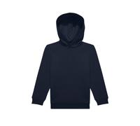 B&C ID.333 Long-Sleeved Hoodie in Navy | Size: 12-13 Years B&C Navy 12-13 Years