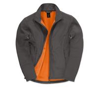 B&C ID.701 Soft Shell Jacket in Dark Grey | Size: 3XL B&C Dark Grey 3XL