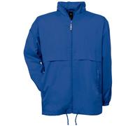B&C Men's Air Lightweight Windproof, Showerproof & Water Repellent Jacket in Blue | Size: Medium B&C Blue M