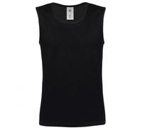 B&C Men's Athletic Move Cotton Vest Top in Black | Size: 2XL B&C Black 2XL