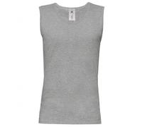 B&C Men's Athletic Move Tank Top in Grey | Size: Medium B&C Grey M