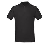 B&C Men's Collection Inspire Polo Shirt in Black | Size: 2XL B&C Black 2XL