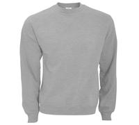 B&C Men's Crew Neck Sweatshirt Top in Grey | Size: XS B&C Grey XS