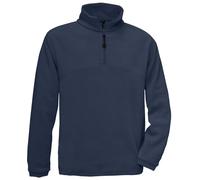 B&C Men's Highlander Quarter Zip Fleece Top in Navy | Size: 2XL B&C Navy 2XL